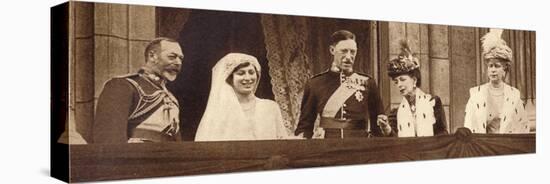 The wedding of Princess Mary and Viscount Lascelles, 28 February 1922 (1935)-Unknown-Stretched Canvas