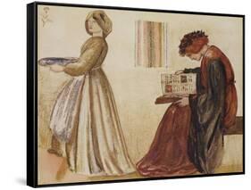 The Wedding of Sir Degrevaunt-Edward Burne-Jones-Framed Stretched Canvas