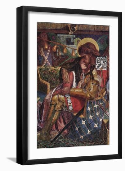 The Wedding of St. George and Princess Sabra-Dante Gabriel Rossetti-Framed Art Print