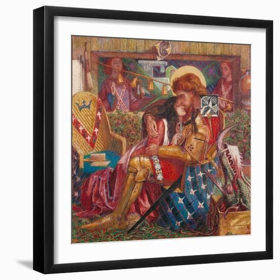 The Wedding of St George and Princess Sabra-Dante Gabriel Rossetti-Framed Giclee Print