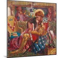 The Wedding of St George and Princess Sabra-Dante Gabriel Rossetti-Mounted Giclee Print