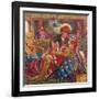 The Wedding of St George and Princess Sabra-Dante Gabriel Rossetti-Framed Giclee Print