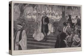 The Wedding of the Earl of Crewe and Lady Margaret Primrose in Wesminster Abbey-William Hatherell-Stretched Canvas