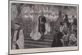 The Wedding of the Earl of Crewe and Lady Margaret Primrose in Wesminster Abbey-William Hatherell-Mounted Giclee Print
