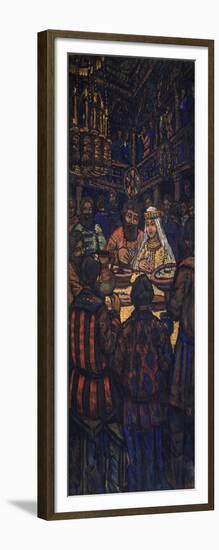 The Wedding of the Grand Duke Vladimir I. Svyatoslavich, 1920s-Mikhail Nikolayevich Yakovlev-Framed Giclee Print