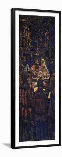 The Wedding of the Grand Duke Vladimir I. Svyatoslavich, 1920s-Mikhail Nikolayevich Yakovlev-Framed Giclee Print