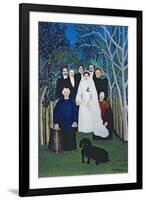 The Wedding Party, c.1905-Henri Rousseau-Framed Giclee Print