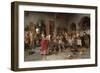 The Wedding Party (Oil on Canvas)-Arturo Ricci-Framed Giclee Print