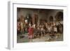 The Wedding Party (Oil on Canvas)-Arturo Ricci-Framed Giclee Print