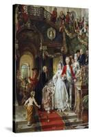 The Wedding Party-Carl Herpfer-Stretched Canvas
