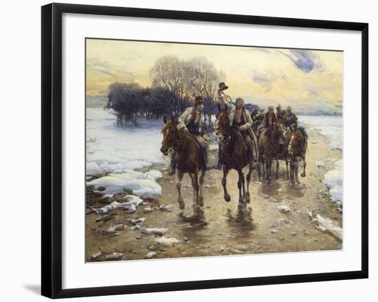 The Wedding Party-Alfred von Wierusz-Kowalski-Framed Giclee Print