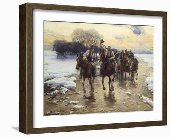 The Wedding Party-Alfred von Wierusz-Kowalski-Framed Giclee Print