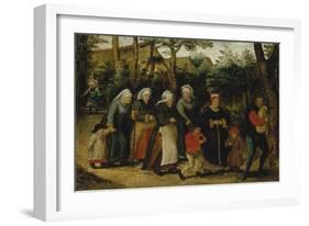 The Wedding Procession-Pieter Brueghel the Younger-Framed Giclee Print