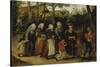 The Wedding Procession-Pieter Brueghel the Younger-Stretched Canvas