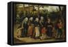 The Wedding Procession-Pieter Brueghel the Younger-Framed Stretched Canvas