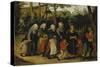 The Wedding Procession-Pieter Brueghel the Younger-Stretched Canvas