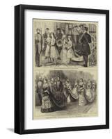 The Wedding Processions in St George's Chapel-Sydney Prior Hall-Framed Giclee Print