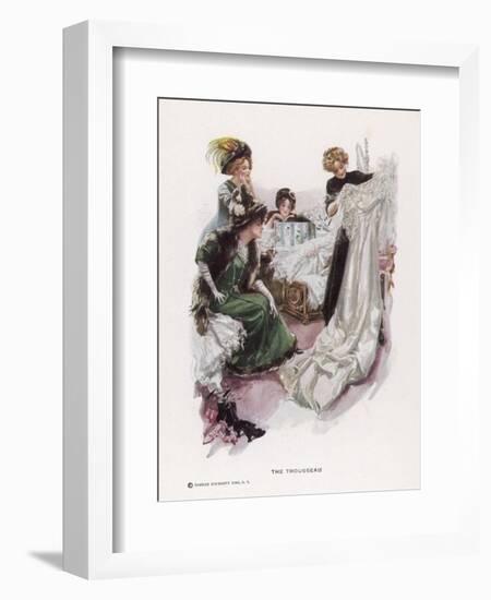 The Wedding Trousseau-Harrison Fisher-Framed Art Print