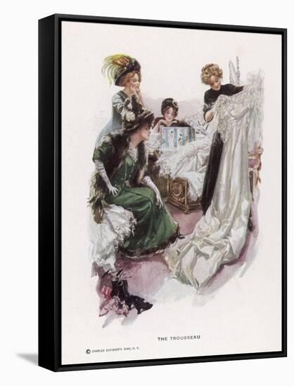 The Wedding Trousseau-Harrison Fisher-Framed Stretched Canvas