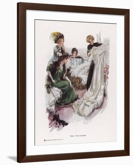 The Wedding Trousseau-Harrison Fisher-Framed Art Print