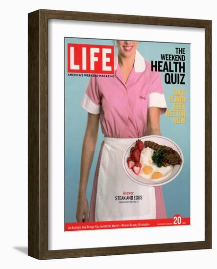 The Weekly Health Quiz, No. 2, January 20, 2006-null-Framed Photographic Print