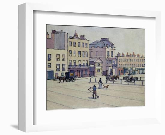 The Weigh House, Cumberland Market, circa 1914-Robert Bevan-Framed Giclee Print