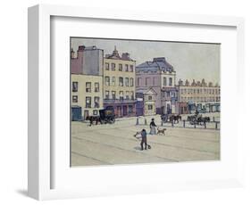 The Weigh House, Cumberland Market, circa 1914-Robert Bevan-Framed Giclee Print