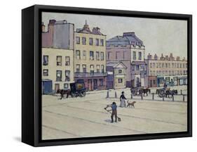 The Weigh House, Cumberland Market, circa 1914-Robert Bevan-Framed Stretched Canvas