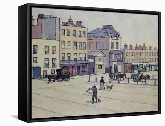 The Weigh House, Cumberland Market, circa 1914-Robert Bevan-Framed Stretched Canvas