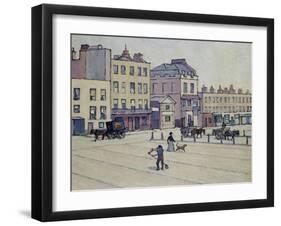 The Weigh House, Cumberland Market, circa 1914-Robert Bevan-Framed Giclee Print