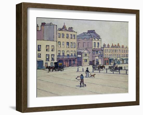 The Weigh House, Cumberland Market, circa 1914-Robert Bevan-Framed Giclee Print