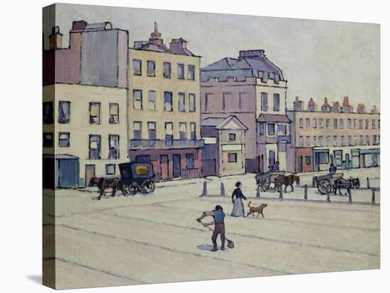 The Weigh House, Cumberland Market, circa 1914-Robert Bevan-Stretched Canvas