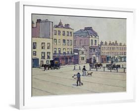 The Weigh House, Cumberland Market, circa 1914-Robert Bevan-Framed Giclee Print