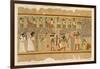 The Weighing of Ani's Conscience by Anubis-E.a. Wallis Budge-Framed Photographic Print