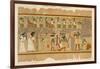 The Weighing of Ani's Conscience by Anubis-E.a. Wallis Budge-Framed Photographic Print