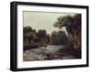 The Weir at the Mill, 1866-Gustave Courbet-Framed Giclee Print