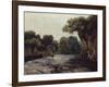 The Weir at the Mill, 1866-Gustave Courbet-Framed Giclee Print