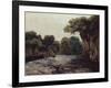 The Weir at the Mill, 1866-Gustave Courbet-Framed Giclee Print