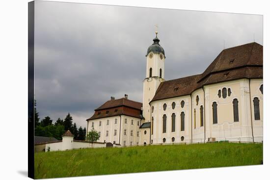 The Weiskirche (White Church), UNESCO World Heritage Site, Near Fussen, Bavaria, Germany, Europe-Robert Harding-Stretched Canvas