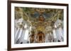 The Weiskirche (White Church), UNESCO World Heritage Site, Near Fussen, Bavaria, Germany, Europe-Robert Harding-Framed Photographic Print