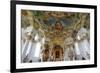 The Weiskirche (White Church), UNESCO World Heritage Site, Near Fussen, Bavaria, Germany, Europe-Robert Harding-Framed Photographic Print