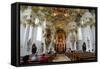 The Weiskirche (White Church), UNESCO World Heritage Site, Near Fussen, Bavaria, Germany, Europe-Robert Harding-Framed Stretched Canvas