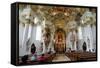 The Weiskirche (White Church), UNESCO World Heritage Site, Near Fussen, Bavaria, Germany, Europe-Robert Harding-Framed Stretched Canvas