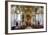 The Weiskirche (White Church), UNESCO World Heritage Site, Near Fussen, Bavaria, Germany, Europe-Robert Harding-Framed Photographic Print