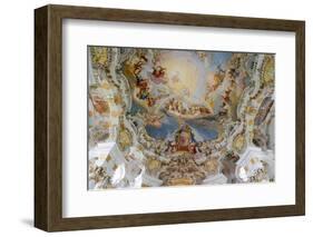 The Weiskirche (White Church), UNESCO World Heritage Site, Near Fussen, Bavaria, Germany, Europe-Robert Harding-Framed Photographic Print