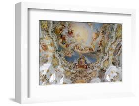 The Weiskirche (White Church), UNESCO World Heritage Site, Near Fussen, Bavaria, Germany, Europe-Robert Harding-Framed Photographic Print