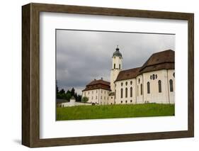 The Weiskirche (White Church), UNESCO World Heritage Site, Near Fussen, Bavaria, Germany, Europe-Robert Harding-Framed Photographic Print