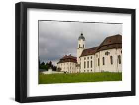 The Weiskirche (White Church), UNESCO World Heritage Site, Near Fussen, Bavaria, Germany, Europe-Robert Harding-Framed Photographic Print