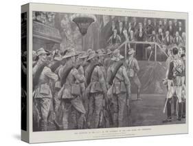 The Welcome to Our Citizen Soldiers-Richard Caton Woodville II-Stretched Canvas