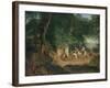 The Well in the Wood at Ariccia, 1831-Gustav Richter-Framed Giclee Print